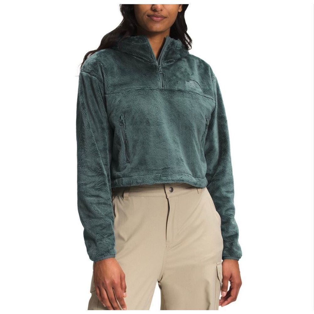 north face /northface hooded pullover cropped hoodie osito fleece Jacket/coat xx